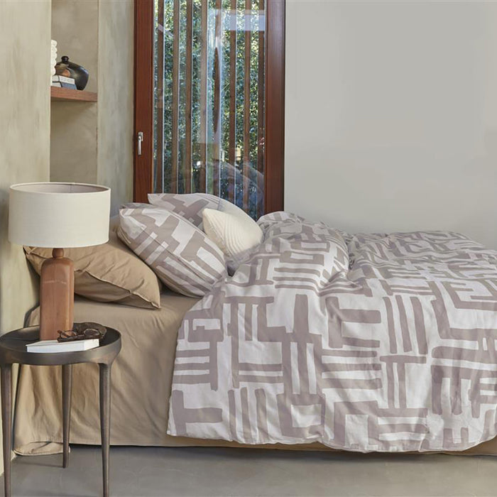 vtwonen Mixed Stripes Dekbedovertrek 240 x 200/220 cm - Naturel