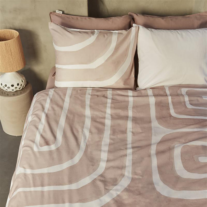 vtwonen Tribe Dekbedovertrek 140 x 200/220 cm - Poeder