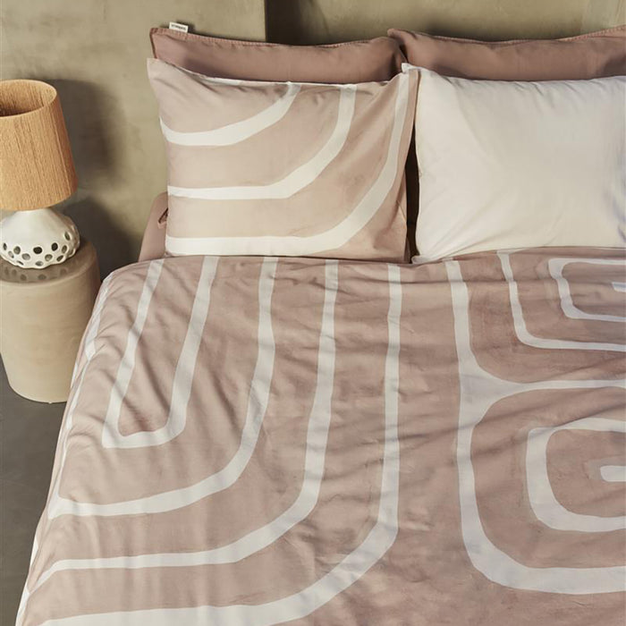 vtwonen Tribe Dekbedovertrek 240 x 200/220 cm - Poeder