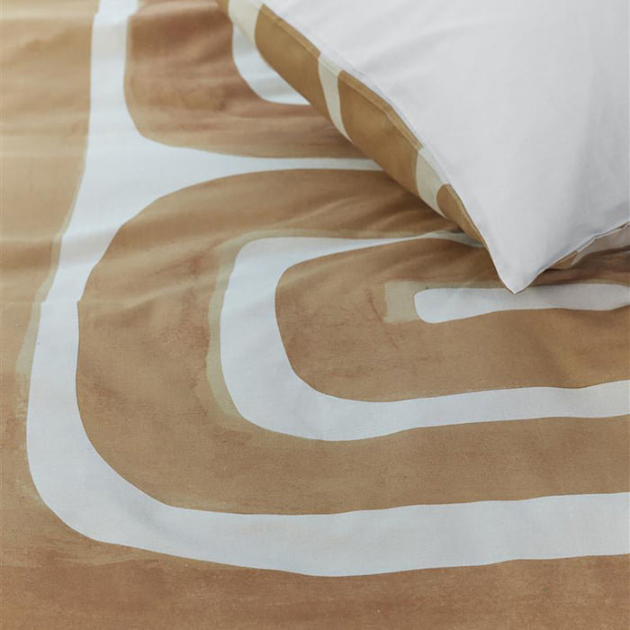 vtwonen Tribe Dekbedovertrek 140 x 200/220 cm - Terra