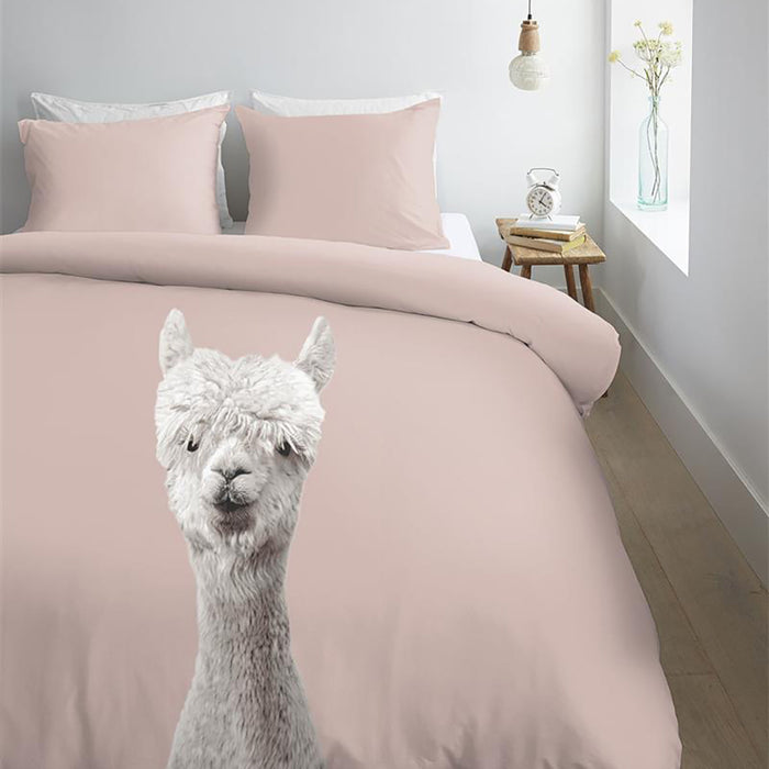 Ambiante Alpaca Dekbedovertrek 200 x 200/220 cm - Peach