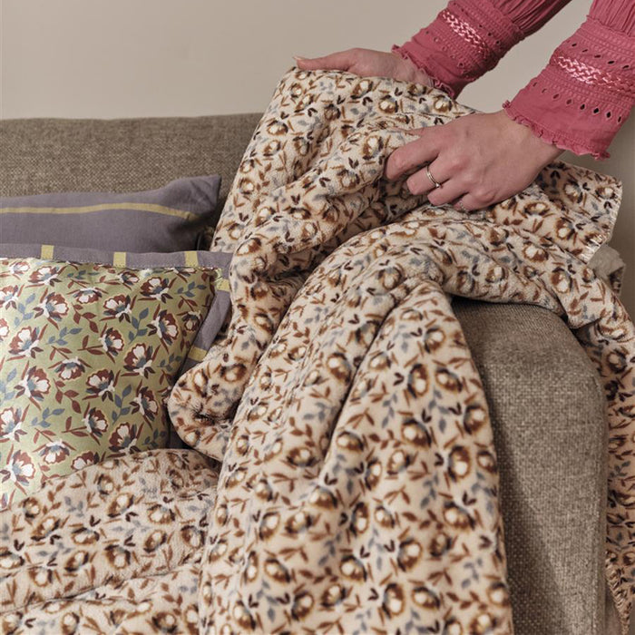 Kaat Amsterdam Felien Plaid 130 x 170 cm - Natural