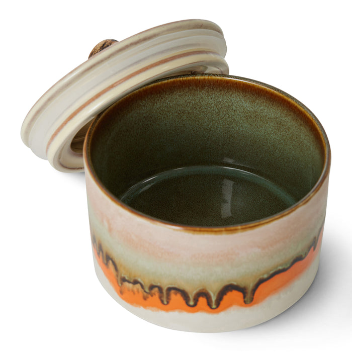 HKliving 70's Ceramics Cookie Jar Voorraadpot Ø 17 cm - Burst