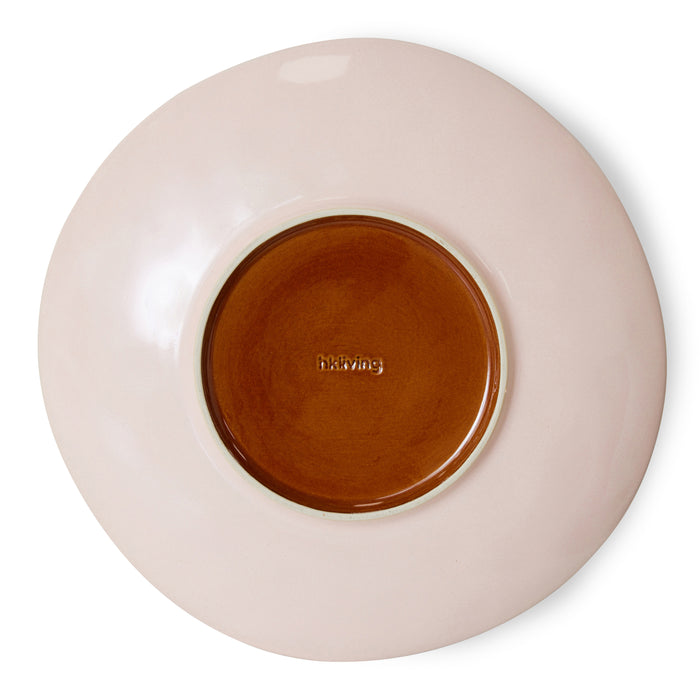 HKliving 70's Ceramics Bord Ø 22 cm - Set van 2 - Valley
