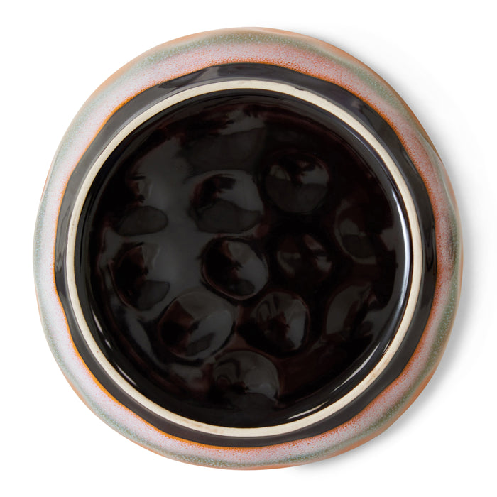 HKliving 70's Diep Bord Ø 19,5 cm - Set van 2 - Golden Hour