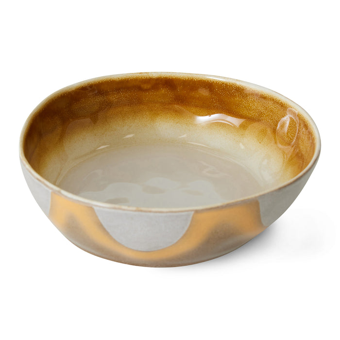 HKliving 70's Diep Bord Ø 19,5 cm - Set van 2 - Oasis