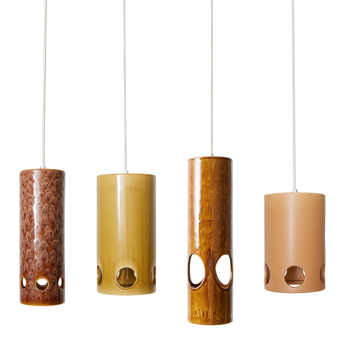 HKliving Ceramic Hanglamp - Rosewood