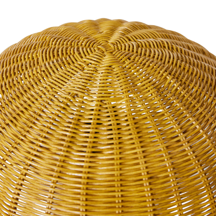 HKliving Rattan Tafellamp - Mustard