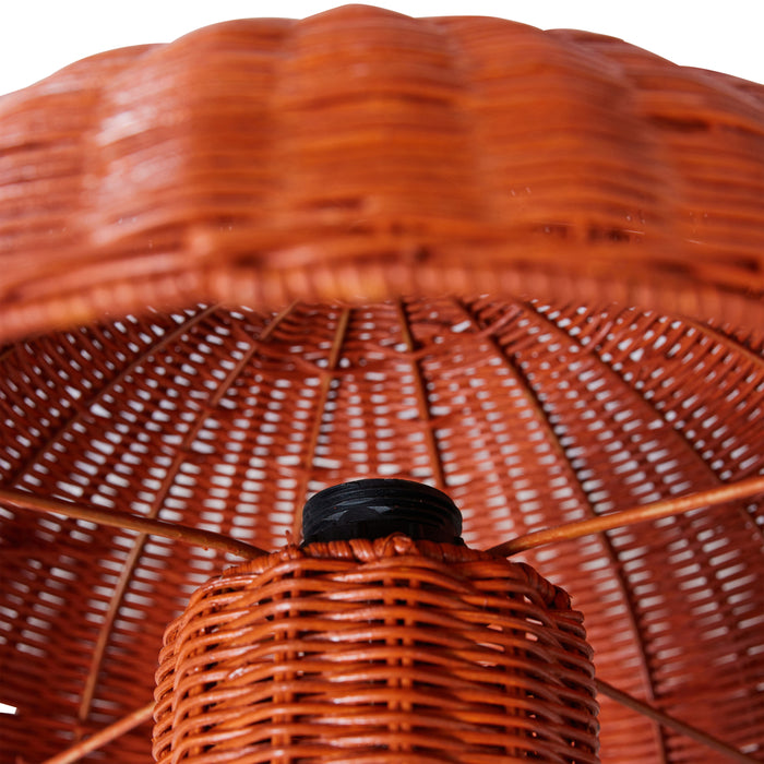 HKliving Rattan Tafellamp - Coral