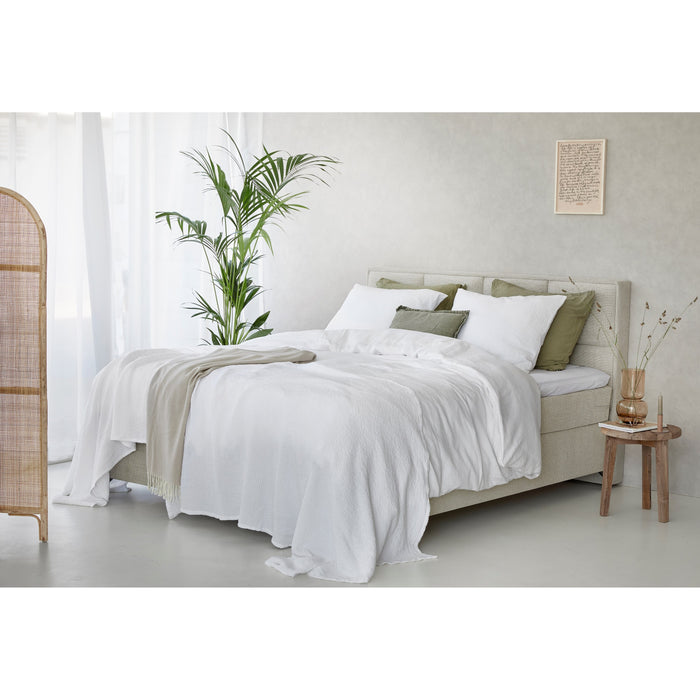 Dreamers Den Mousseline Dekbedovertrek 200x220 white