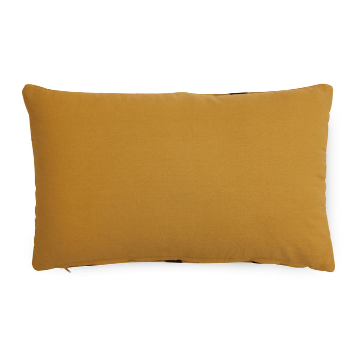 HKliving Striped Velvet Sierkussen 30 x 50 cm - Honey