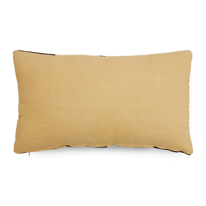 HKliving Striped Velvet Sierkussen 30 x 50 cm - Sunkissed