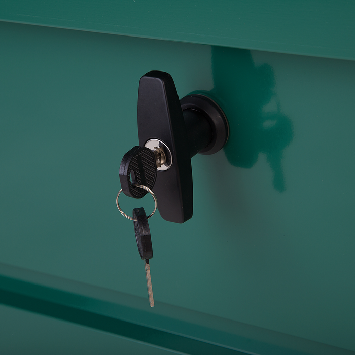 Beliani - CEBROSA S - Kussenbox - Groen - Staal