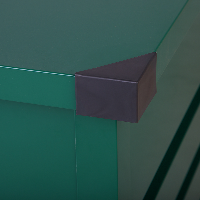 Beliani - CEBROSA S - Kussenbox - Groen - Staal