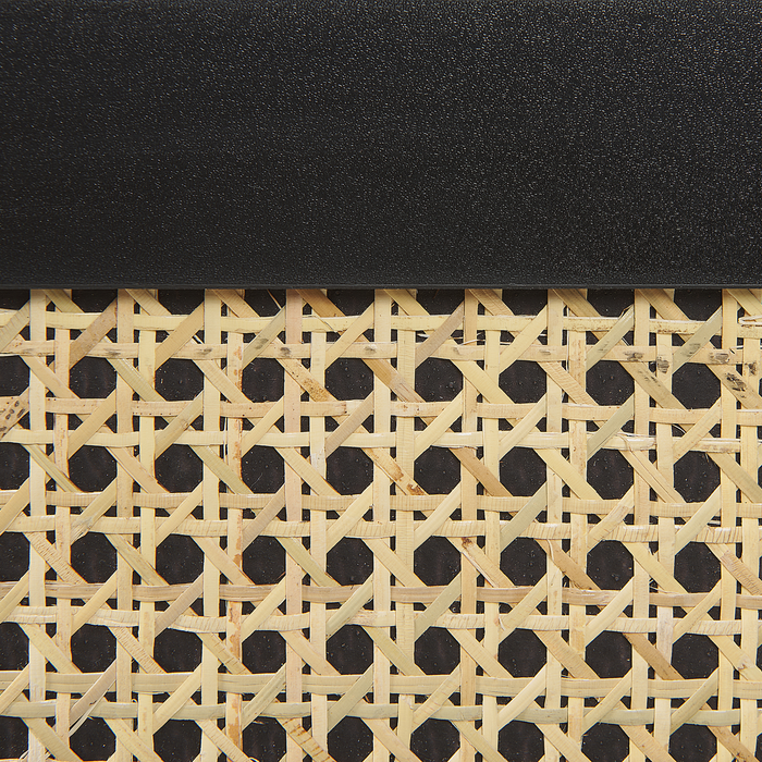 Beliani - OPOCO - Commode - Zwart - Rotan