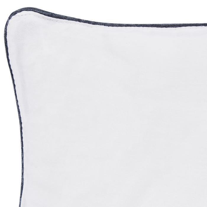 Beliani - PELISTER - Hoofdkussen hoog - Wit - 40 x 80 cm - Katoen