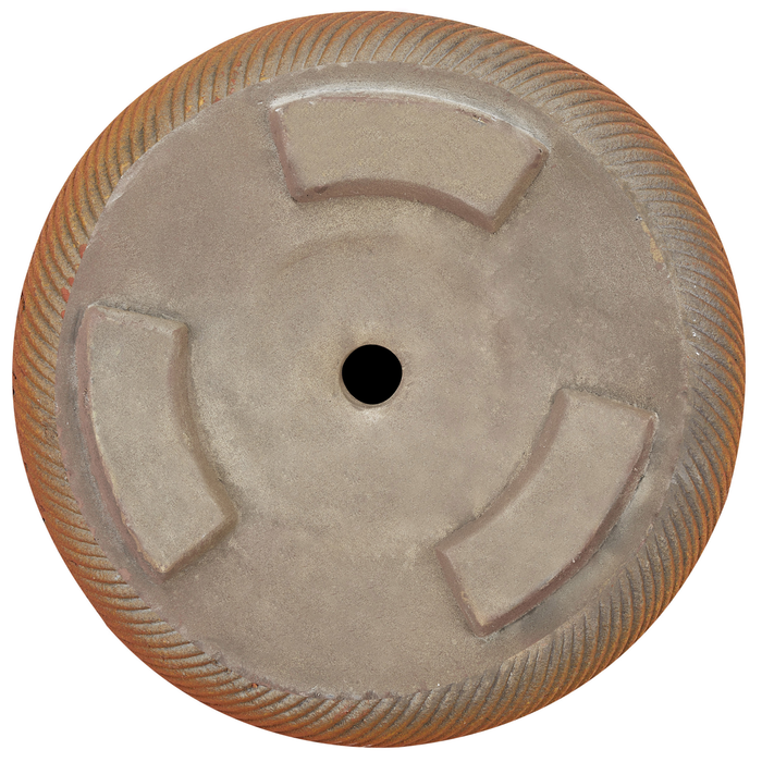 Beliani - VOULA - Bloempot - 31 cm - Goudbruin - Kleivezels