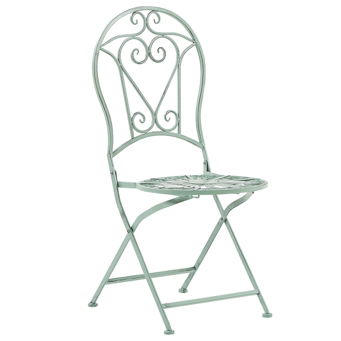 Beliani - TRENTO - Bistroset voor 2 - Groen - Metaal