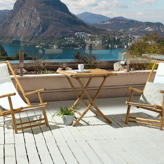 Beliani-ATRANI|SPELLO-Bistroset voor 2-Lichte houtkleur-Bamboehout