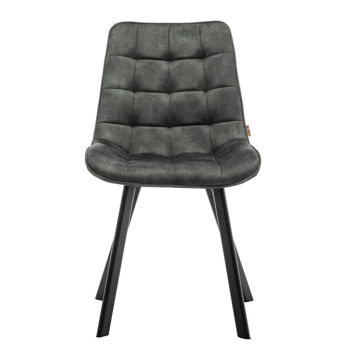 Furnihaus Eetkamerstoel Felix Velvet Groen Set van 4