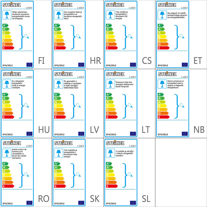 Steinel L115S wit sensorlamp