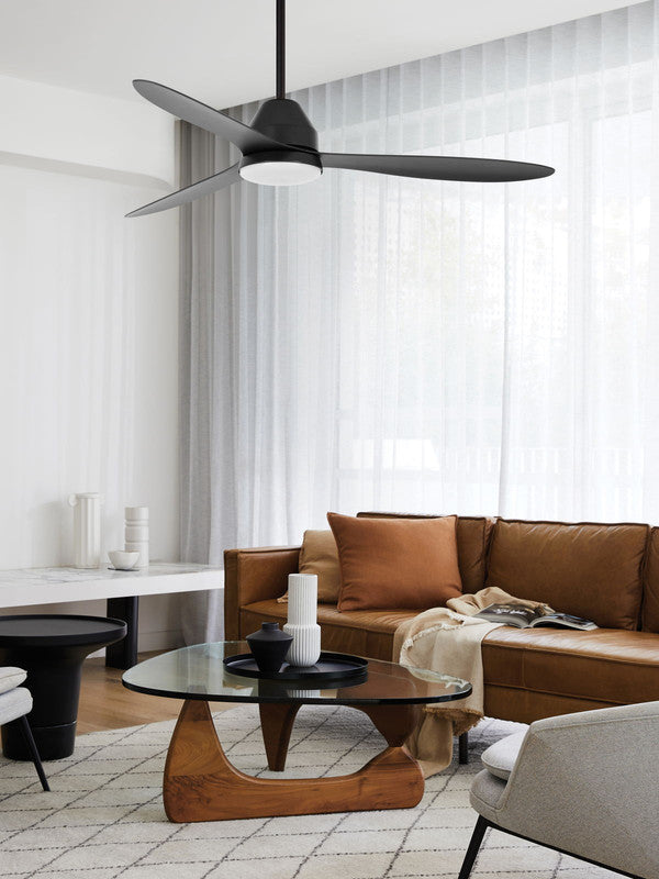 Lucci Air Plafondventilator Whitehaven Zwart incl. LED Ø 142cm