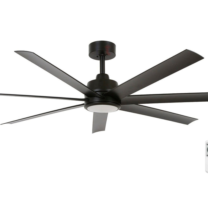 Lucci Air Plafondventilator Airfusion Atlanta Zwart 12W Led Ø 142cm