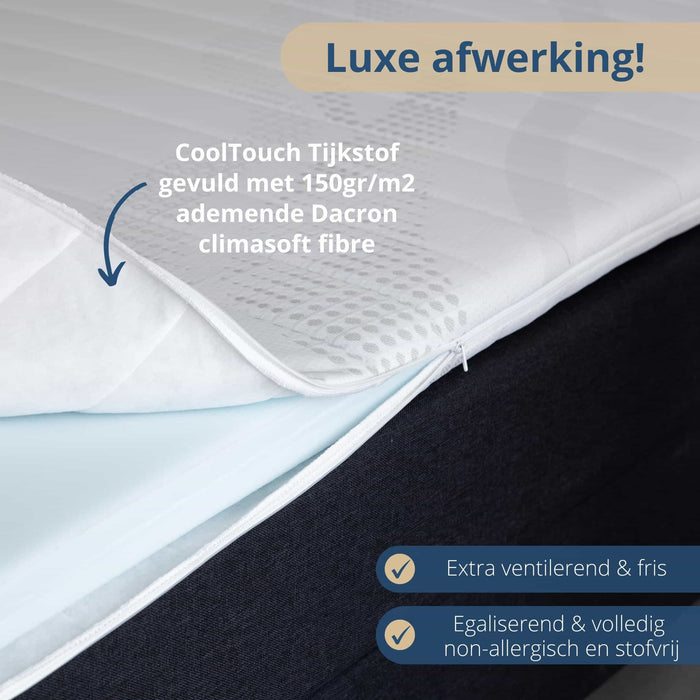 H&D Soft Sense - Koudschuim Topmatras - 90x190cm