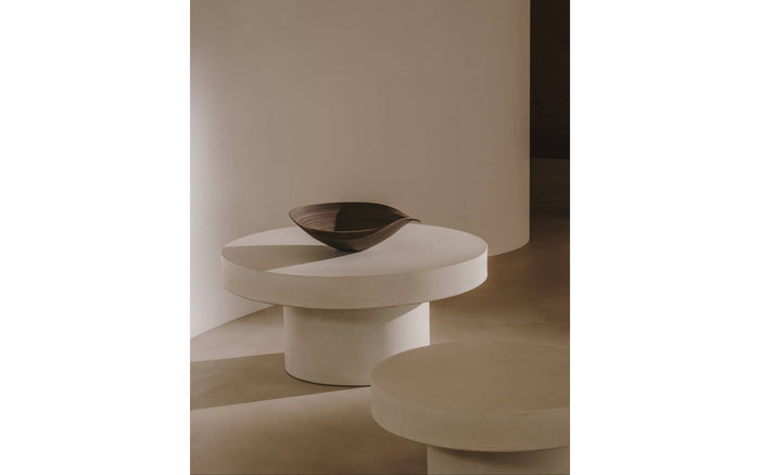 Kave Home - Wit Maha-schilderij met horizontale lijn 110 x 220 cm