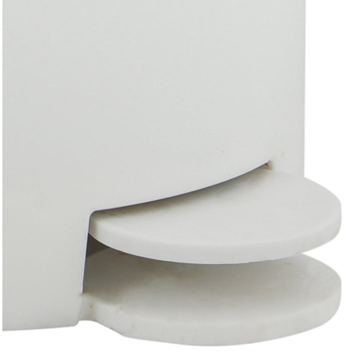 MSV badkamer|toilet pedaalemmer - wit - 3L - 15 x 27 cm