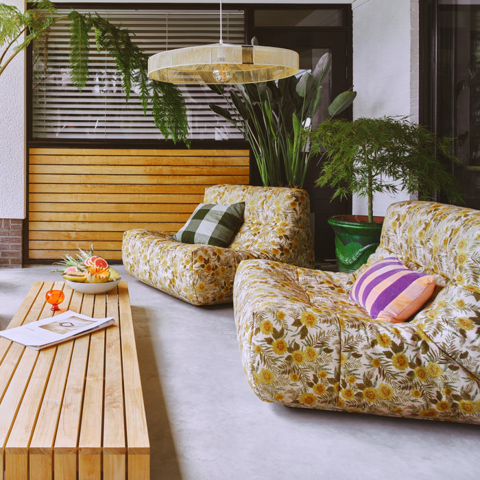 HKliving Striped Velvet Sierkussen 30 x 50 cm - Midsummer