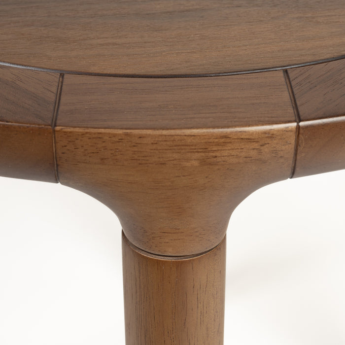 Zuiver Storm Bijzettafel - Ø 45 cm - Walnoot