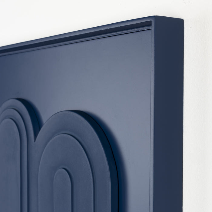Zuiver August Wanddecoratie - Navy Blue