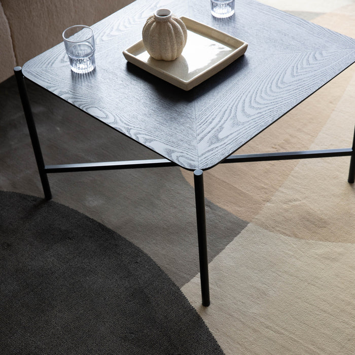 by fonQ Frame Salontafel - 40 x 40 cm - Zwart