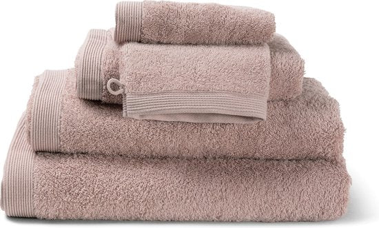Casilin Como Handdoek set - Badlaken (set|5) Roze - Set van 5 stuks