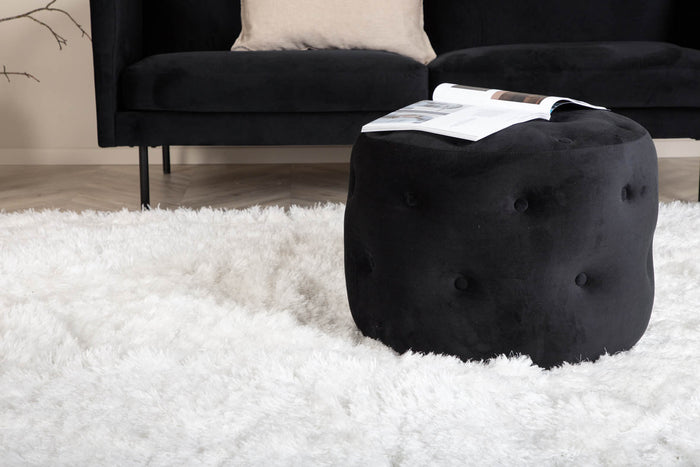 Hioshop Grace vloerkleed 300x200 cm polyester wit.