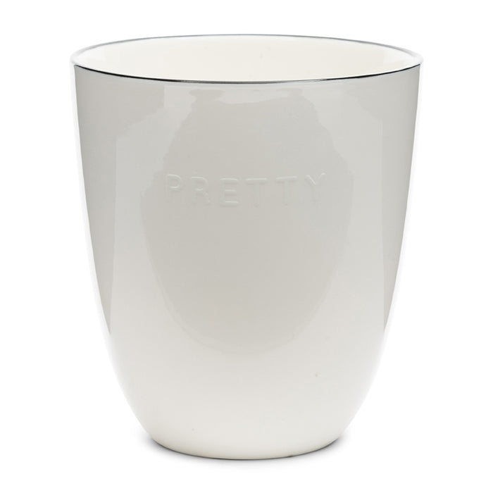 Riviera Maison Koffiemokken, Wit - Pretty - 2 stuks