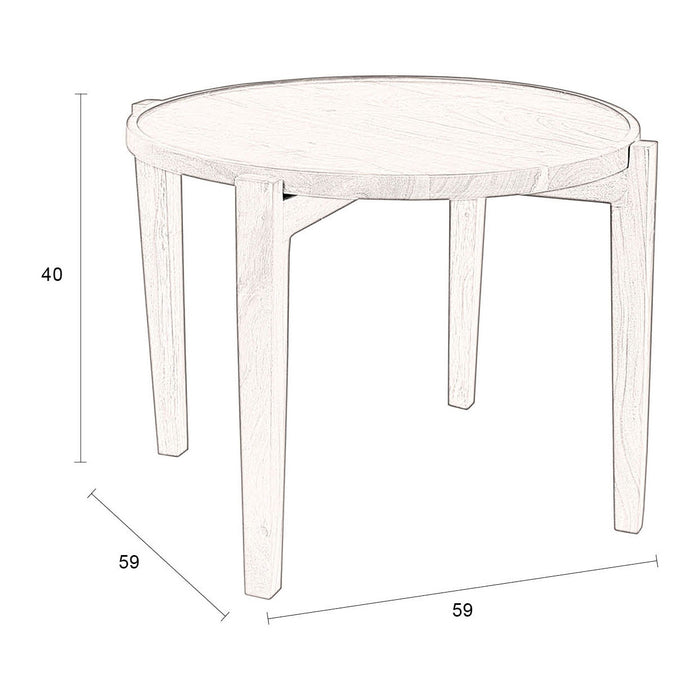 Dutchbone Shane Salontafel Ø 59 cm