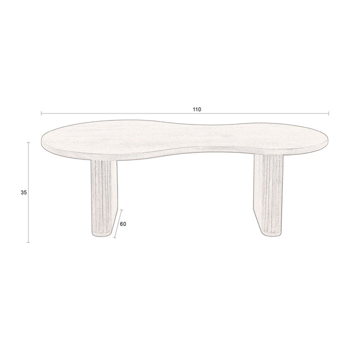 Dutchbone Tilon Salontafel - 110 x 60 cm