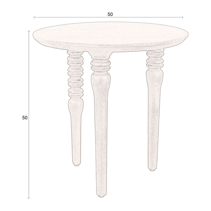 Dutchbone Cove Bijzettafel Ø 50 cm
