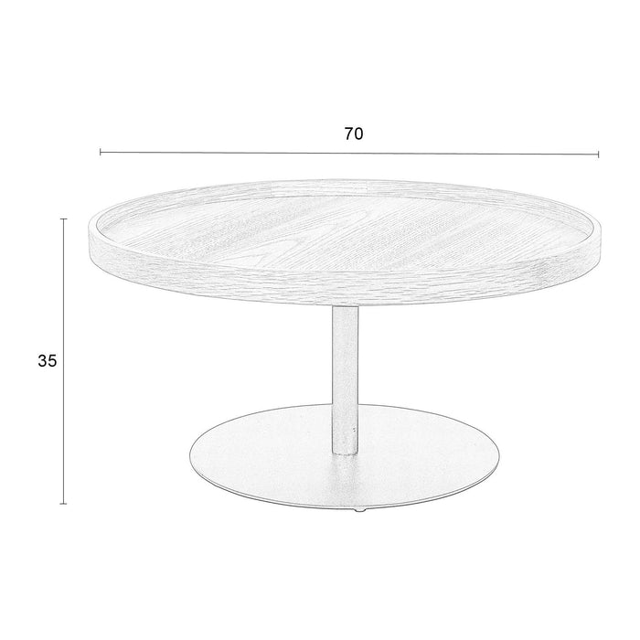 by fonQ Tray Bijzettafel L - Zwart