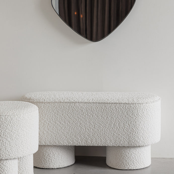 by fonQ Arc Poef Ø 40 cm - Crème