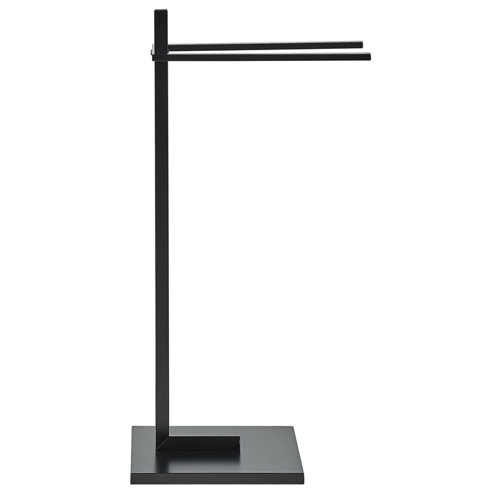 Beliani - SELVA - Handdoekrek - Zwart - Staal