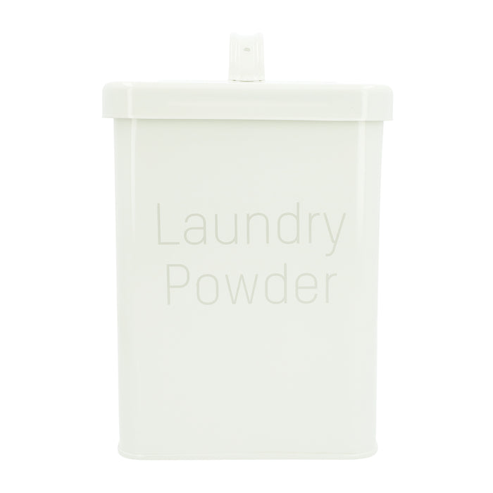 QUVIO Waspoeder box - Metaal - Wit