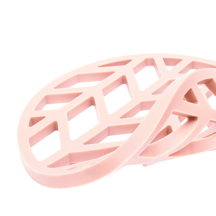 Krumble Pannenonderzetter met pijlen patroon - Roze - Set van 3