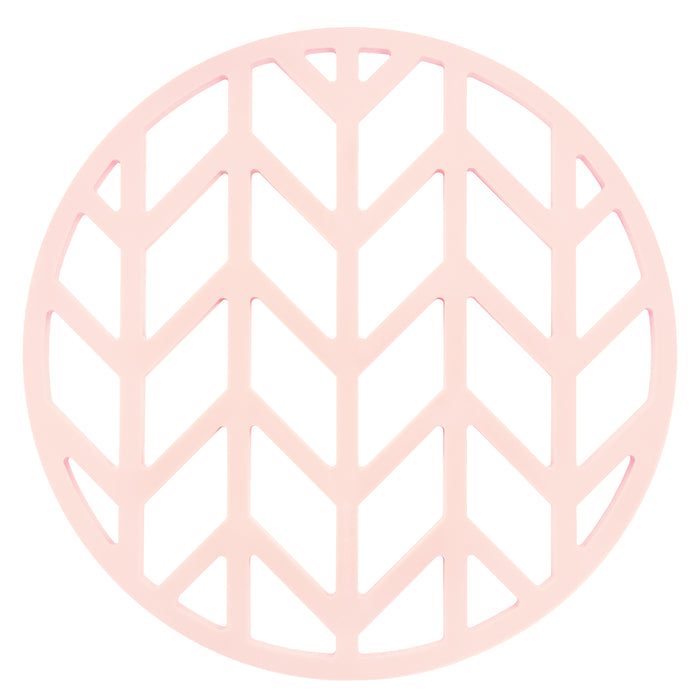 Krumble Pannenonderzetter met pijlen patroon - Roze - Set van 3