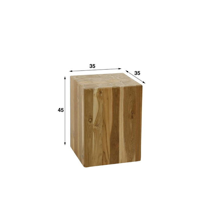 Fraaai - Barry bloemenzuil - 45 cm - naturel