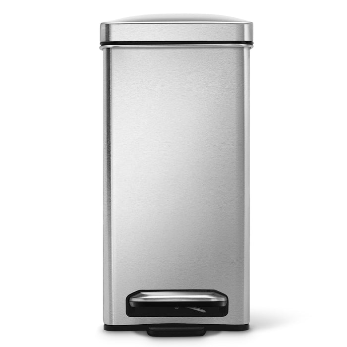 Afvalemmer Profile Brushed RVS, 10 liter - Simplehuman