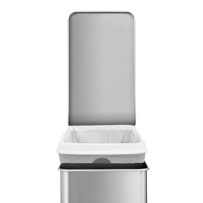 Afvalemmer Profile Brushed RVS, 10 liter - Simplehuman