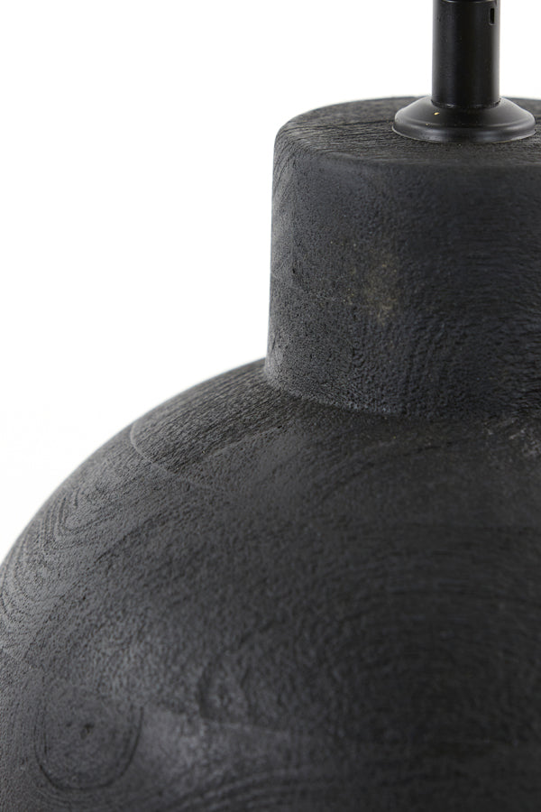 Light & Living Light&living Lampvoet Ø23x42 cm BARUMI hout mat zwart